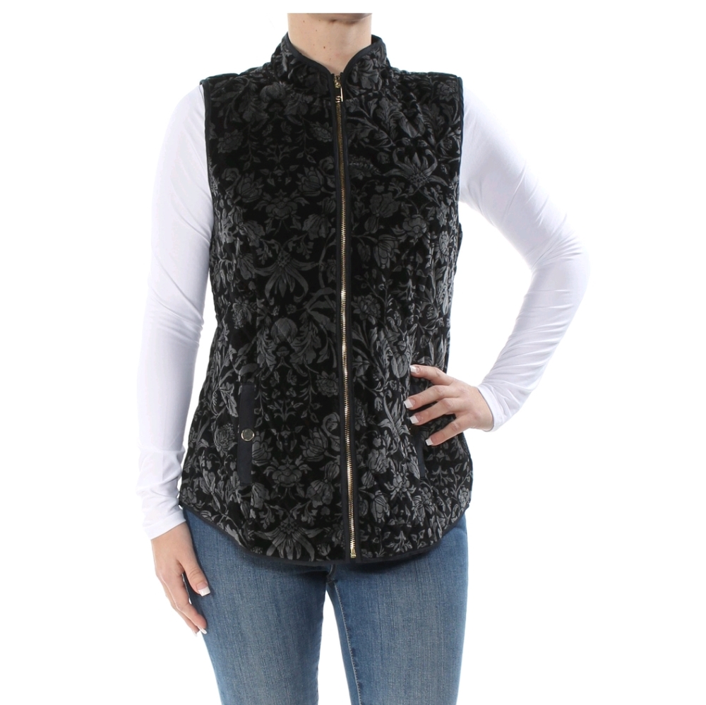 Charter club floral vest